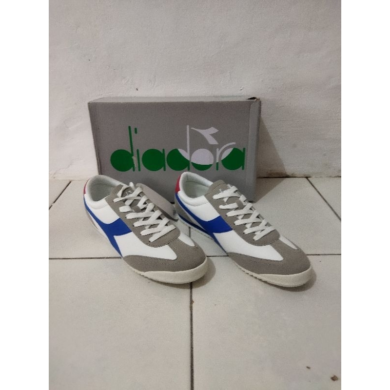 Sepatu Original Diadora Durano Sneakers Men's White - DIACA210709W