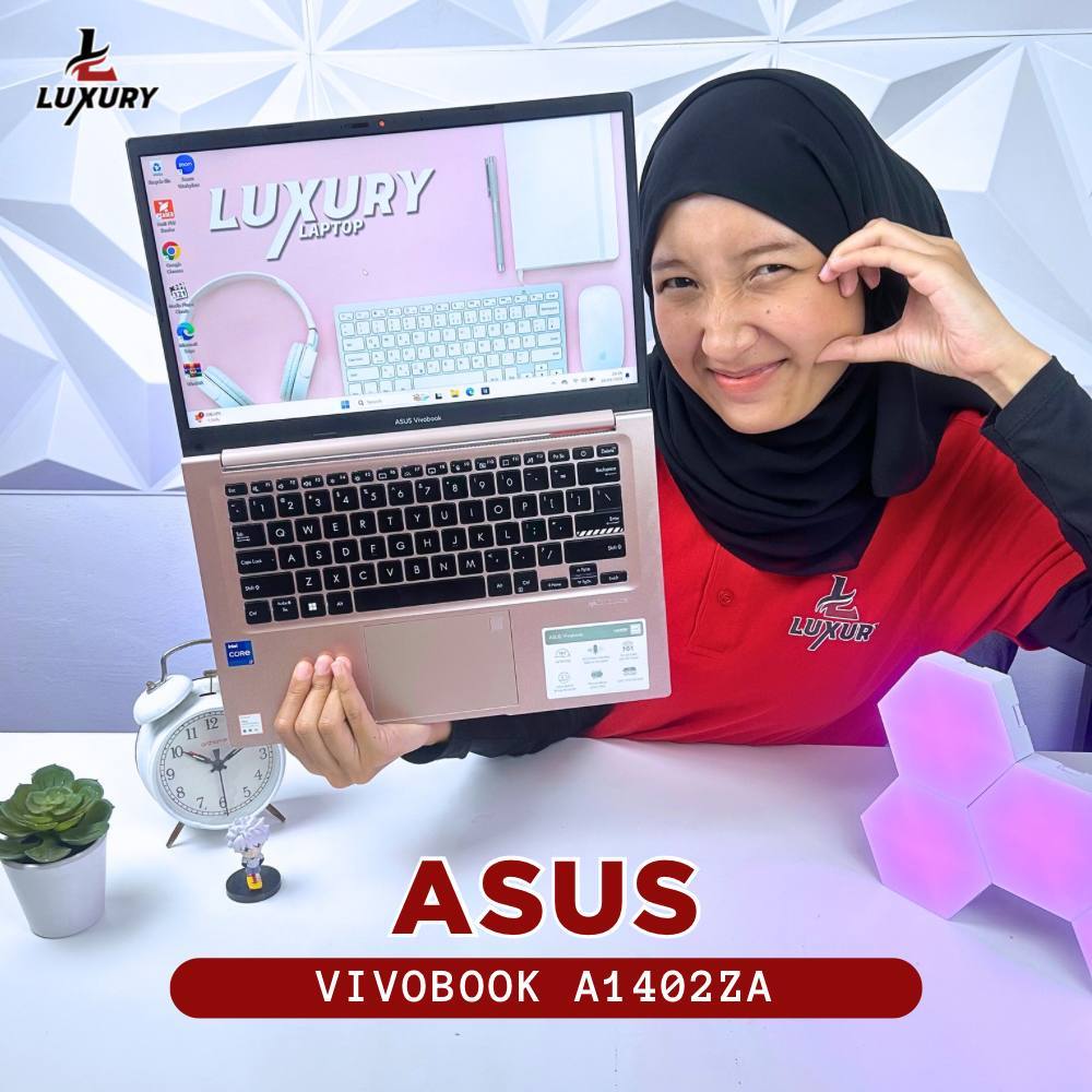 LAPTOP ASUS VIVOBOOK X1402ZA SLIM CORE I7 GEN 12 SSD RAM FINGERPRINT BACKLIGHT SECOND