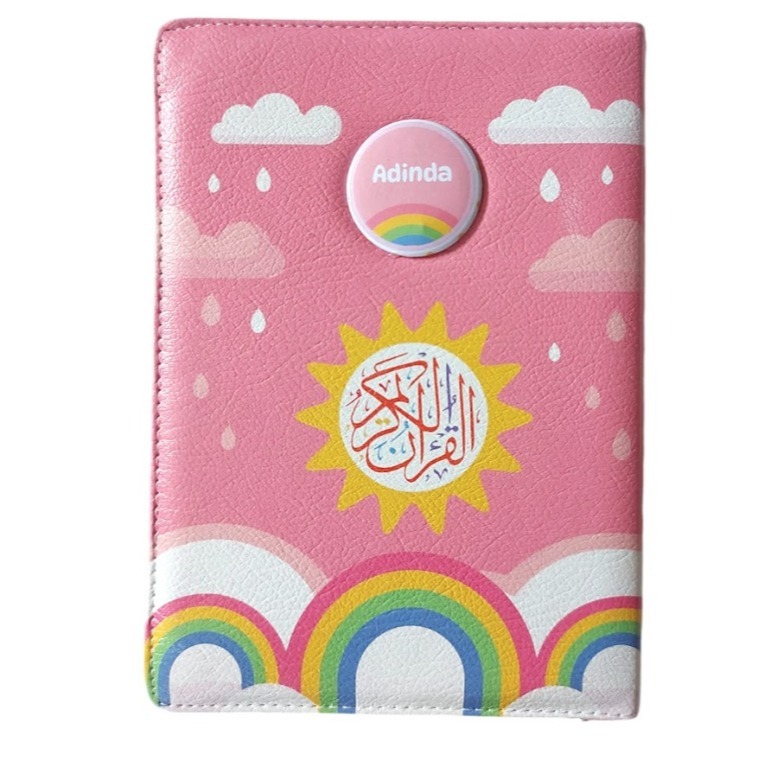 ALQURAN CALEB RESLETING (A5) CUSTOM NAMA DI PIN /QURAN DOMPET RESLETING+PIN TERJEMAH
