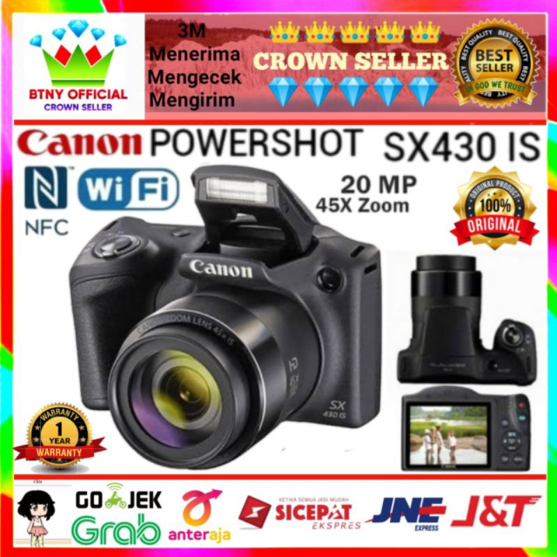 CANON SX430 IS POWERSHOT CANON SX 430 IS POWERSHOT SX430 IS Wifi