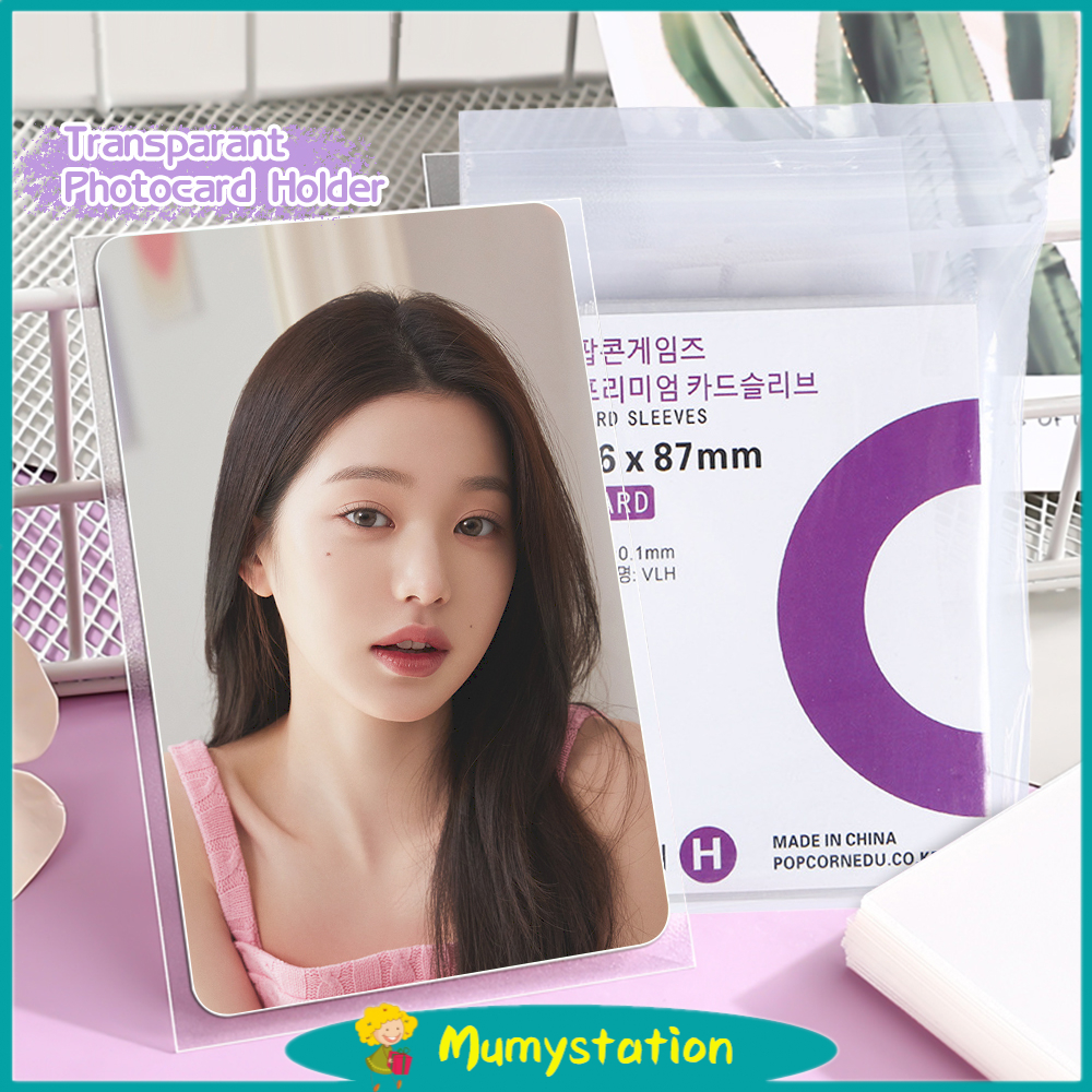 Mumystation Sleeve Popcorn Kpop Edition Innersleeve Popcorn Hard Photocard Holder 50pcs