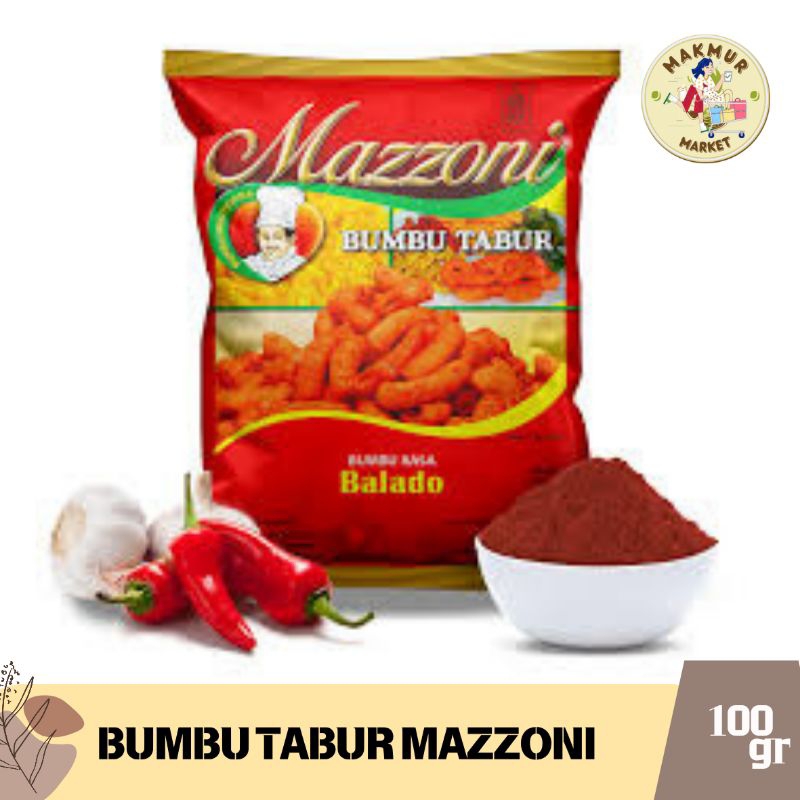 

Mazzoni Bumbu Tabur Balado Pedas Manis 100 Gram