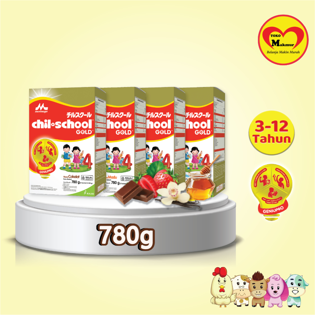 

Chil School Gold Vanila / Madu / Stroberi / Coklat 780gr / Toko Makmur Pondok Jati