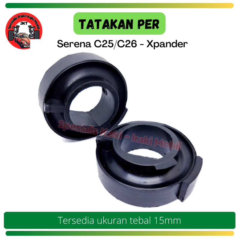 Karet Bantalan Tatakan Peninggi Per Keong Belakang Xpander Serena C25/C26 15 mm