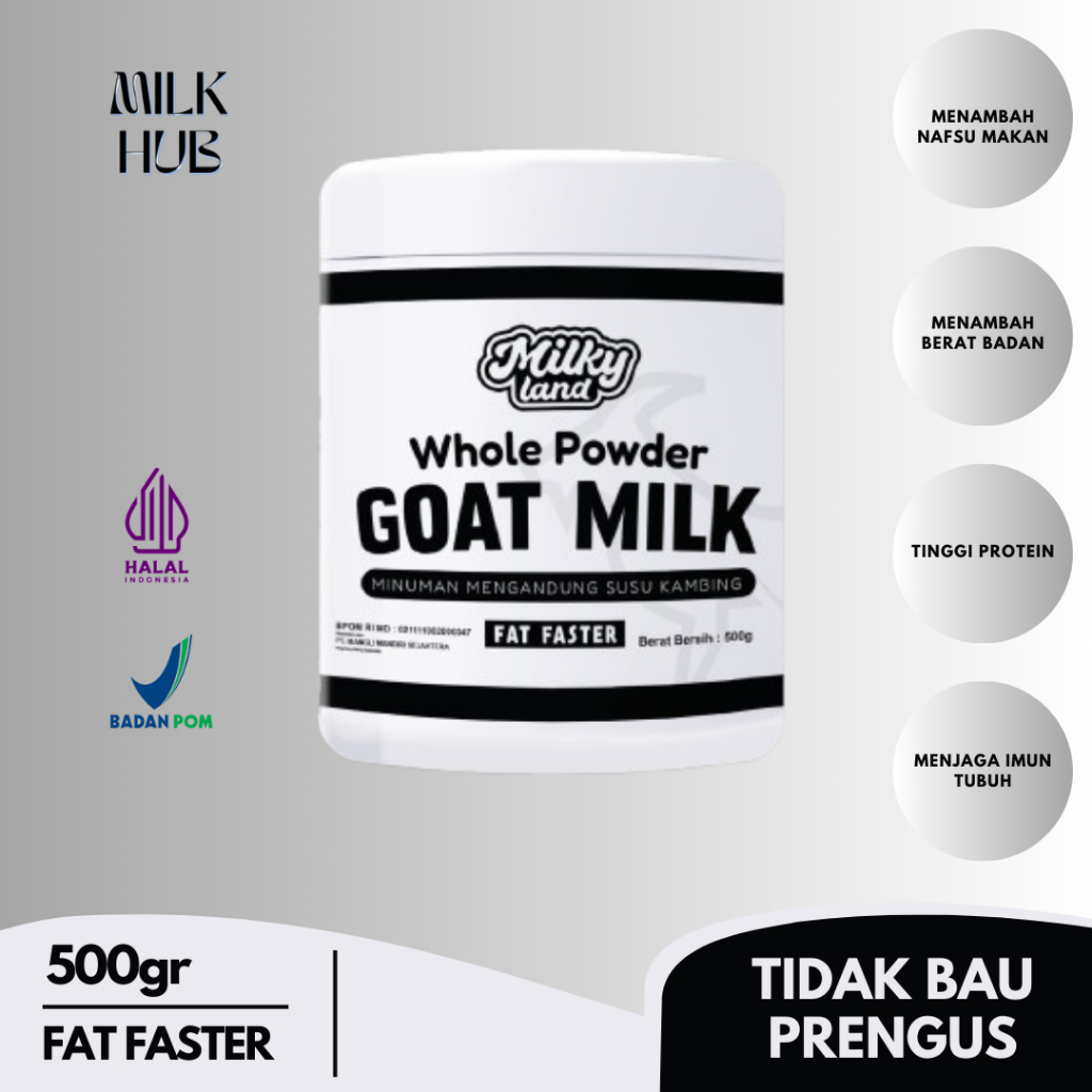 

Susu Kambing Etawa Premium Fat Faster 500gr