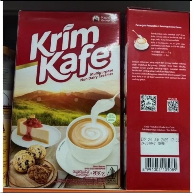 

Kapal Api Krim Kafe 500gr Box