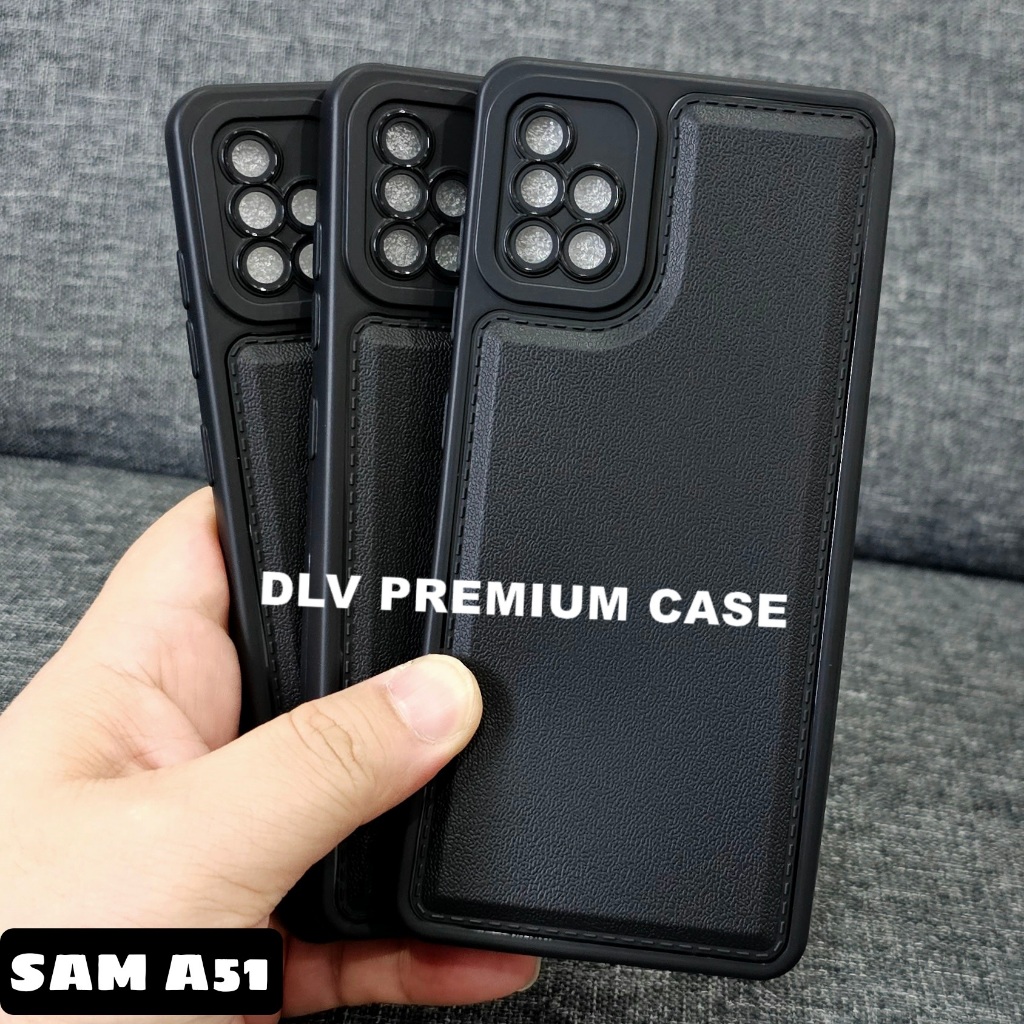 SAMSUNG A51 CASE LEATHER PRO CASE BLACK SAMSUNG A51