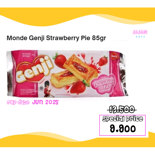 

Monde Genji Strawberry Pie 85 gram