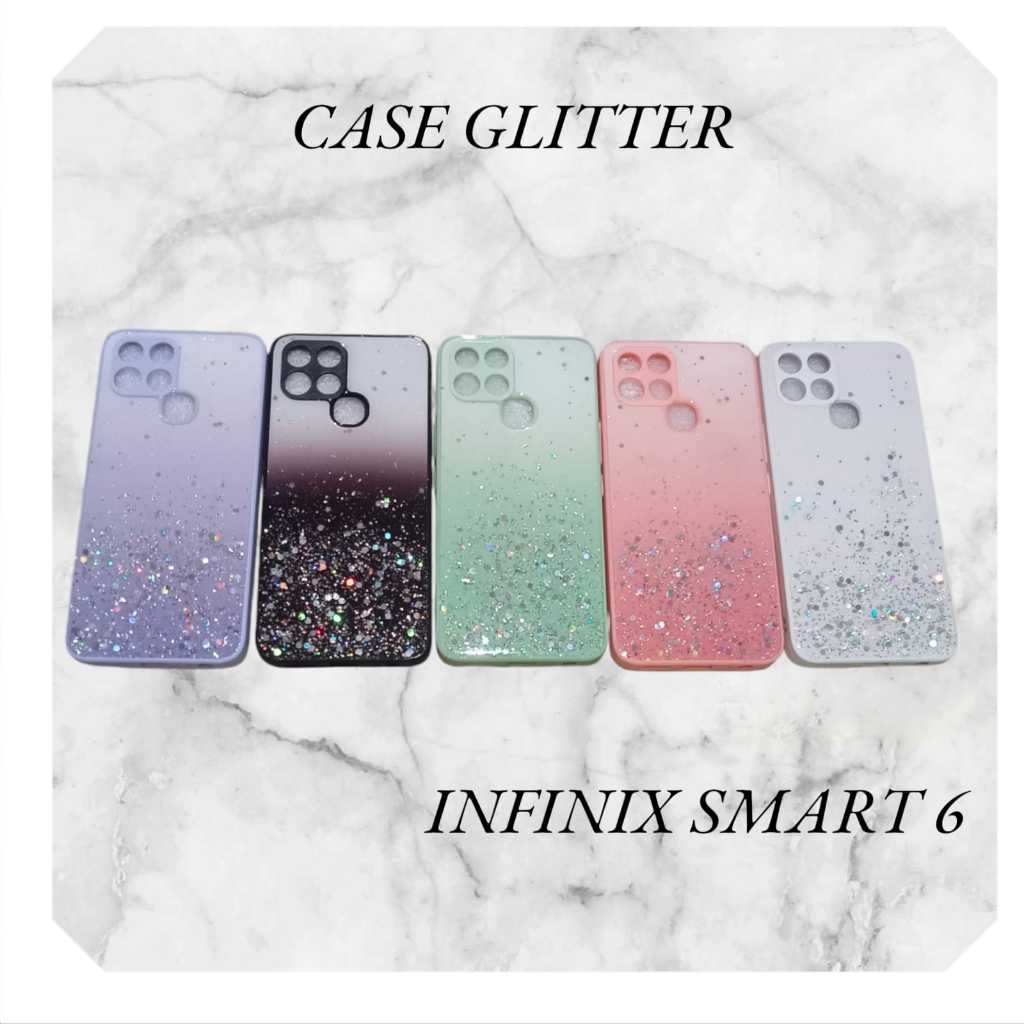 Case Glitter INFINIX SMART 6 Bling Star Light Candy