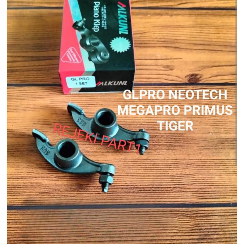 PLATUK PIANO KLEP KLIP CLIP GLPRO / GL PRO NEOTECH / MEGAPRO PRIMUS / TIGER ROCKER ARM HARGA 1 SET (