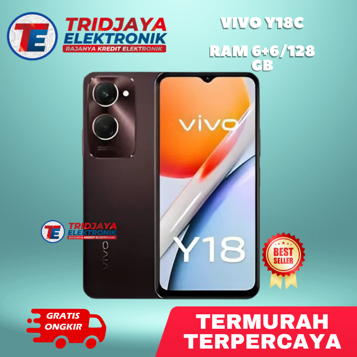 HP VIVO Y18C RAM 6+6/128 GB Y03 Y36 MURAH GARANSI RESMI