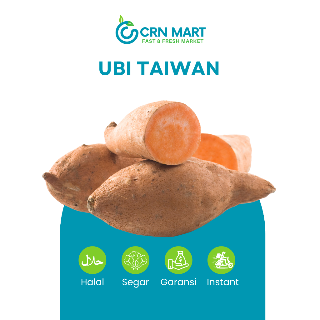 

CRN MART - Ubi Taiwan Premium/Ubi Kuning Taiwan Fresh 1kg