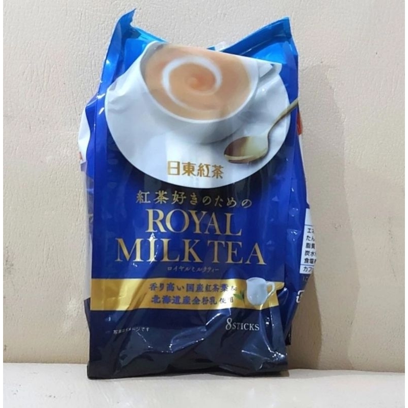 

Nittoh Royal Milk Tea Japan Isi 8 Sachet - Milk Tea Import Jepang Daun Teh Hitam dan Susu Hokaido