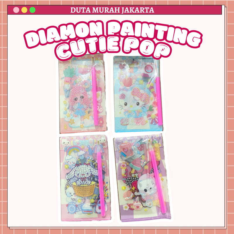

Stiker Diamond Cutie Pop / DIY Stiker Mutiara Painting Kit DMJ