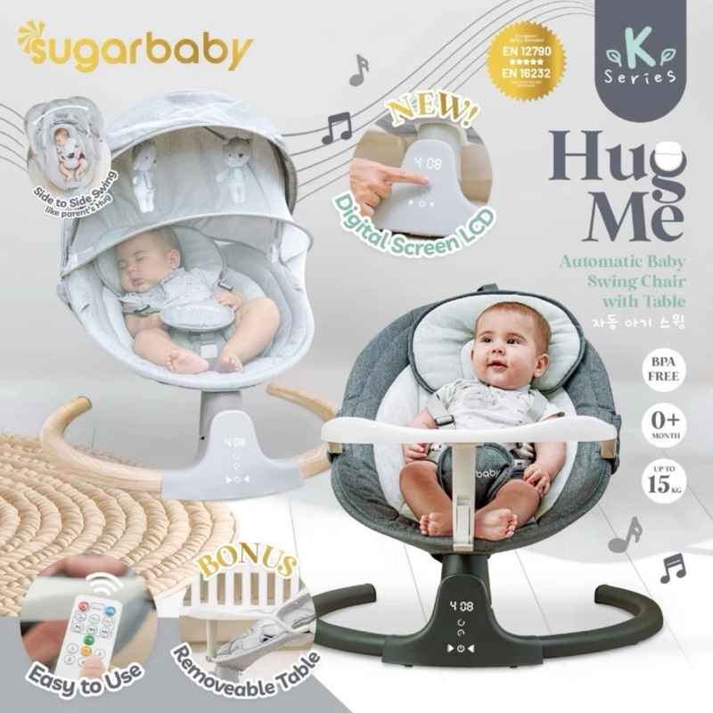 sugar baby Hug me K series Grey ( preloved )