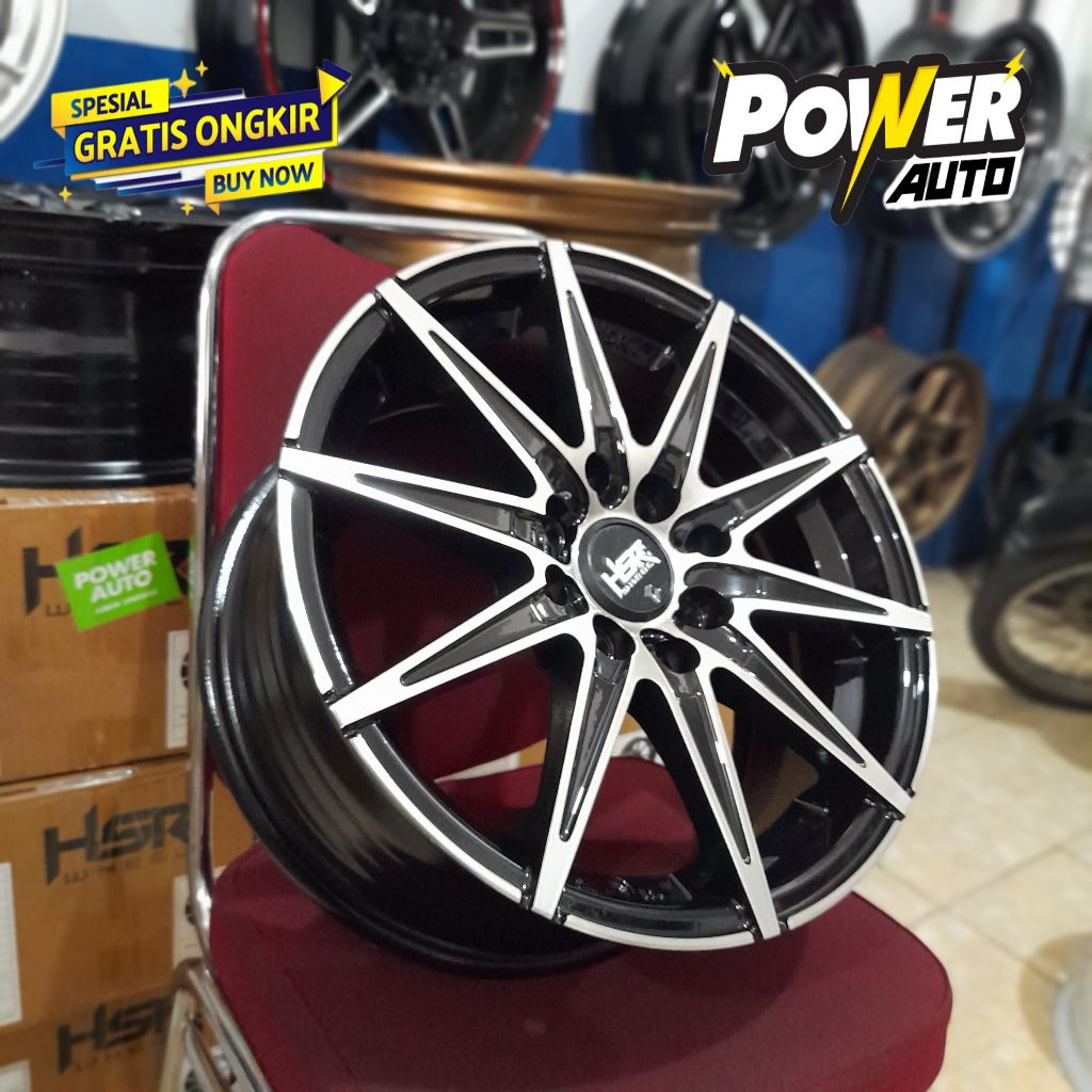 Velg r15 Dabel Pcd 4x100/114 untuk Mobil Wuling Confero Evalia Livina
