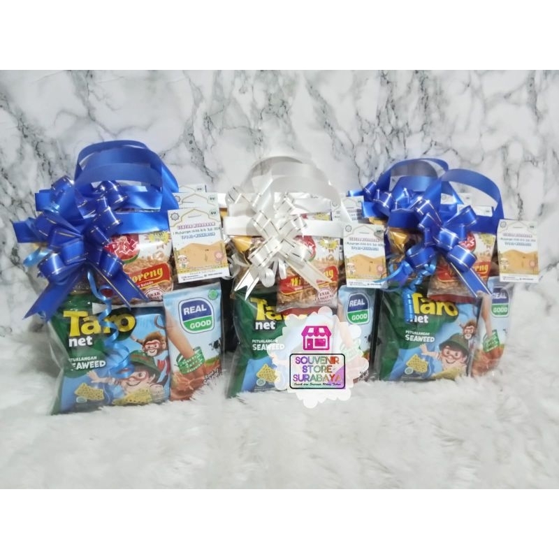 

Mini snack ultah kode STR || Paket snack anak murah || Paket ulang tahun|| parcel birthday murah surabaya