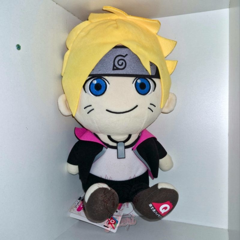 Boneka Anime Boruto Uzumaki Boruto Plush Original Fuji-Q Highland Limited Big Size