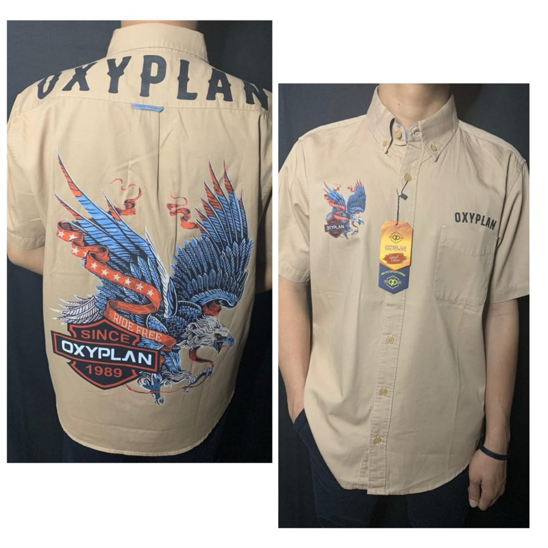Kemeja oxyplan MOTIF 3 DIMENSI