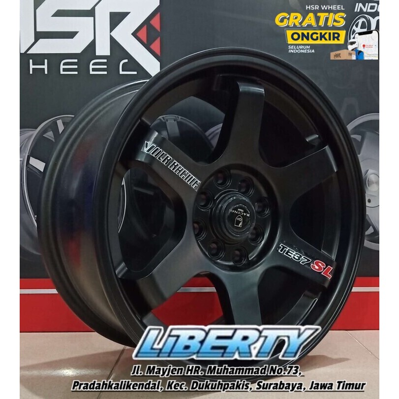 Pelek Mobil TE 37 Murah Ring 15 PNP Xenia,Livina,Avanza,Kijang LGX,Sigra,Calya Dll TE hsr R15