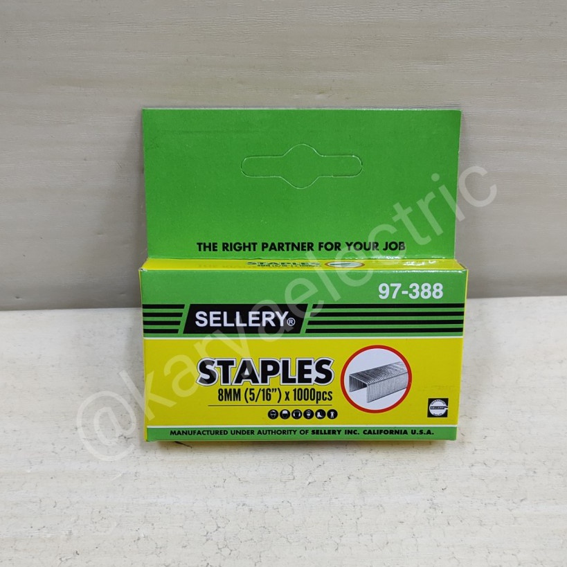 

DISKON HEBOH HINGGA 5 ISI STAPLES TEMBAK SELLERY 97388 8MM 516 TACKER STAPLES