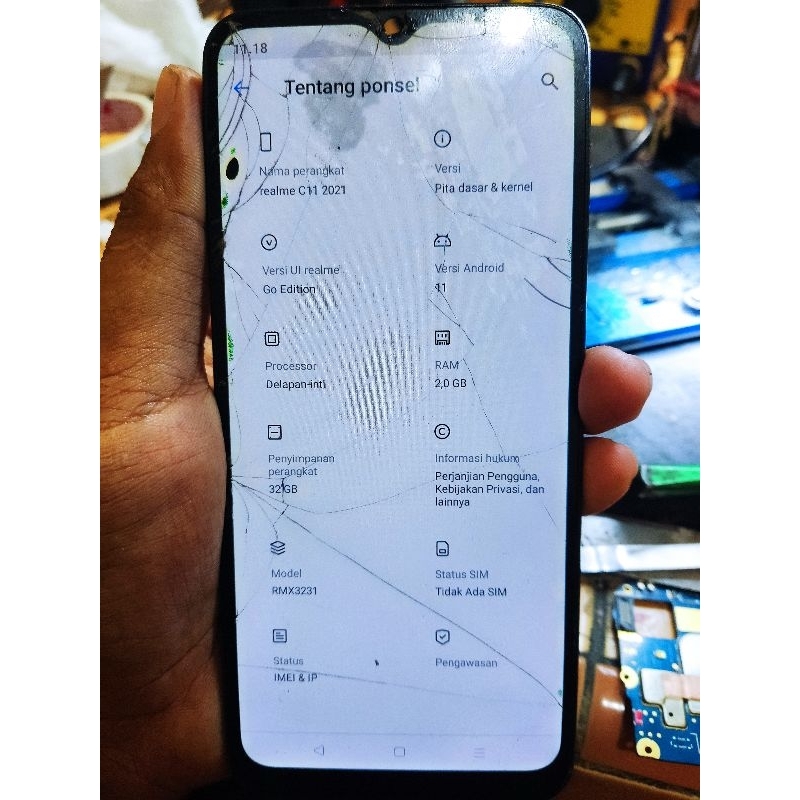 MESIN REALME C11 2021 NORMAL TESTED