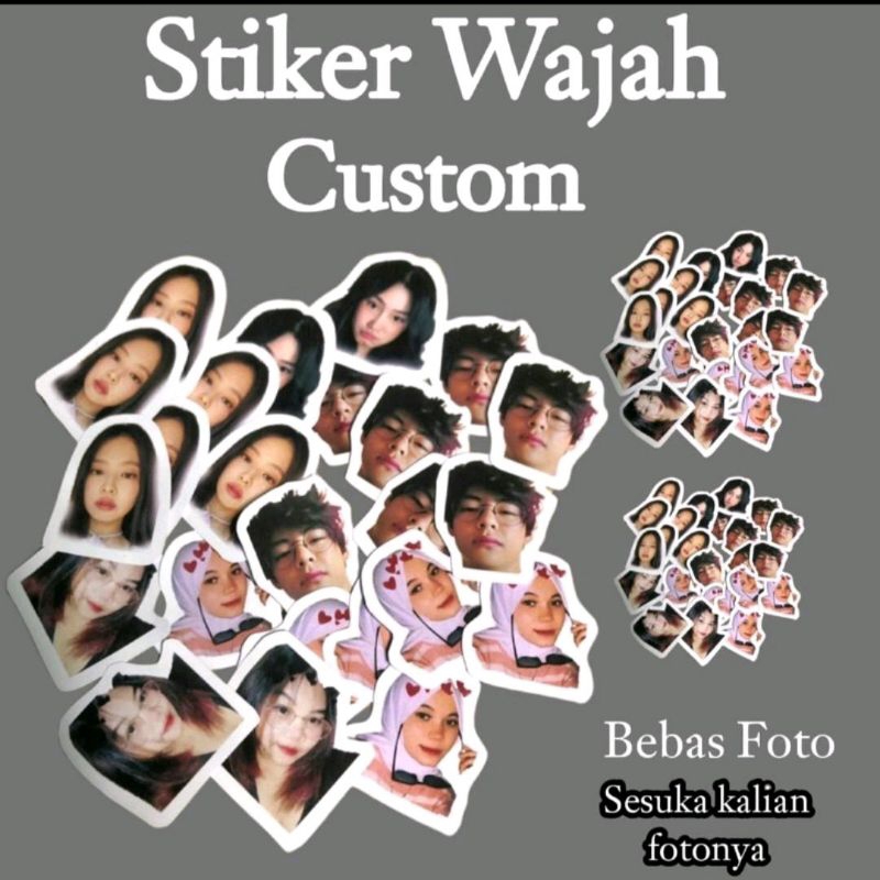 

sticker wajah custom