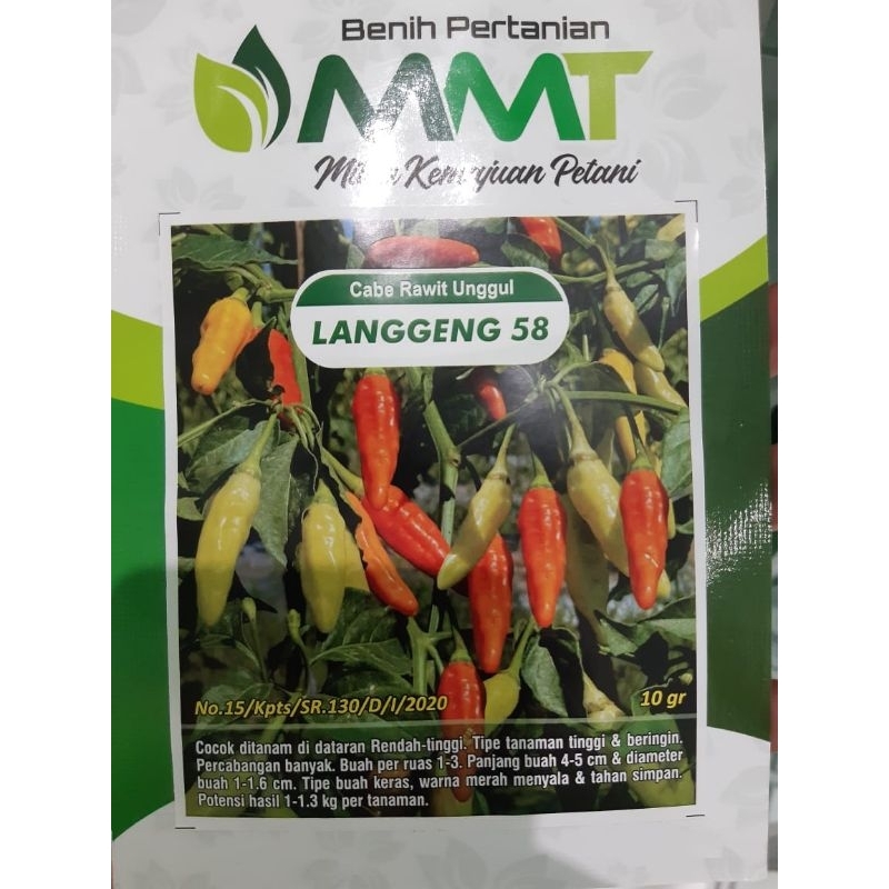 

BENIH CABE RAWIT LANGGENG 58 MMT