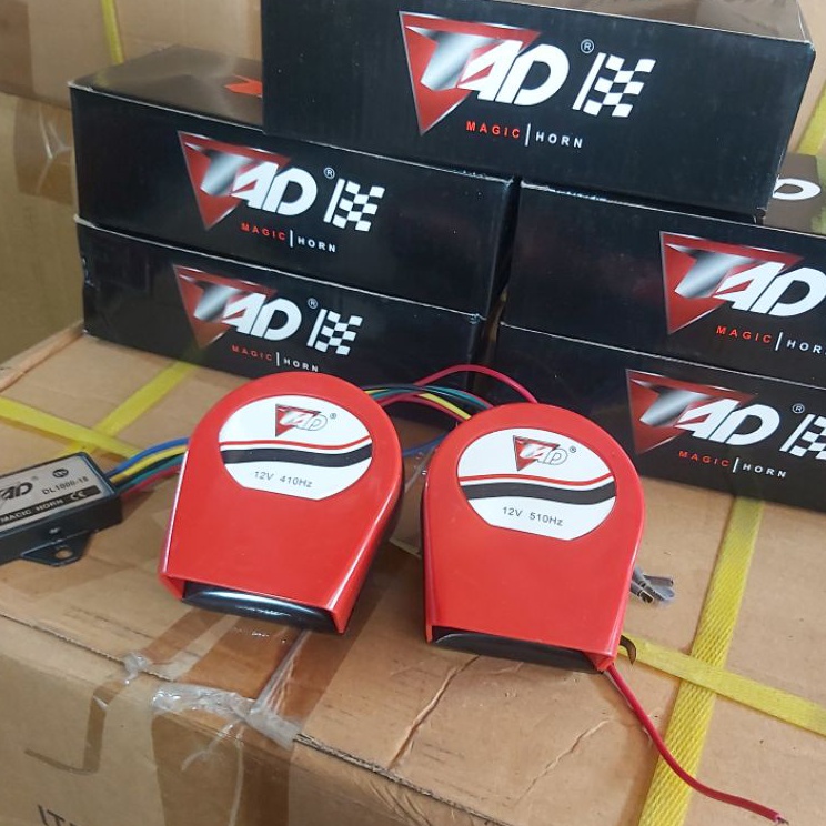 Grosir Meriah  klakson gema klakson telolet klakson isi 2 motor mobil 12 volt plus modul