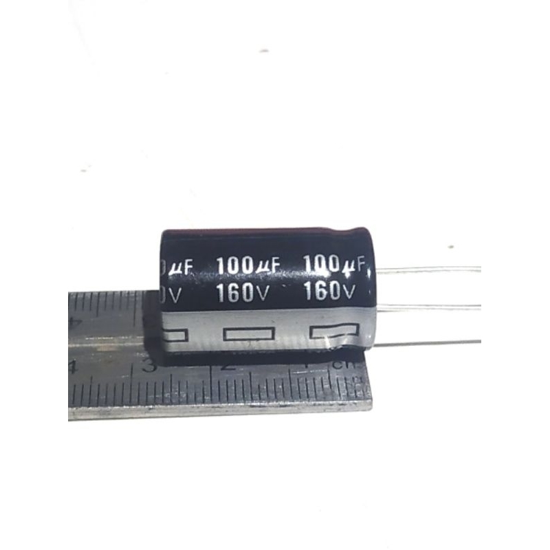 Elko 100uf 160V Capasitor Elco 100uf 160V Hitam Original