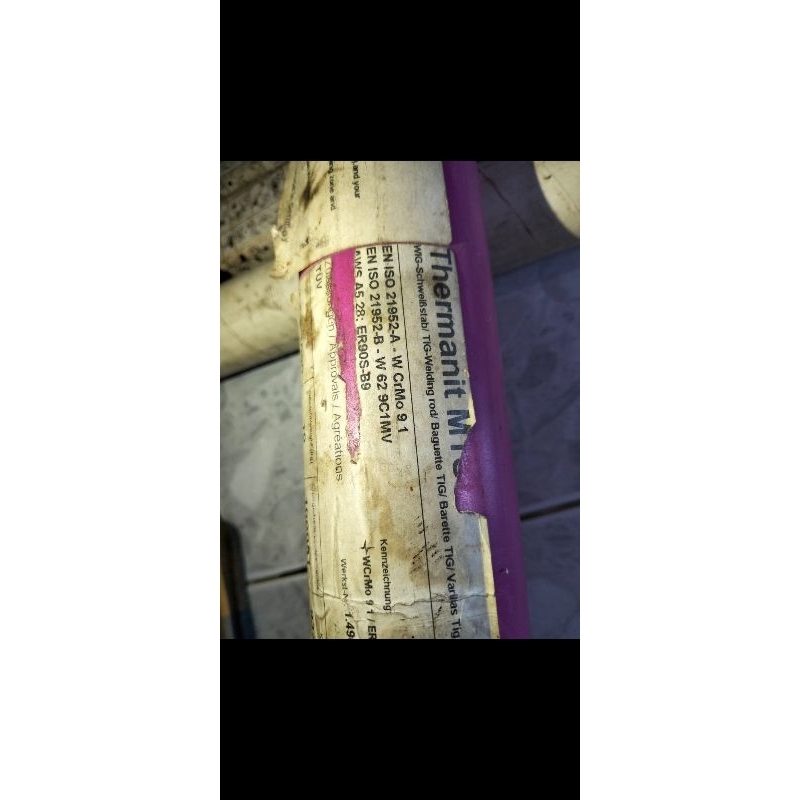 KAWAT LAS TIG ER90S-B9 Size. 2.4MM THERMANIT