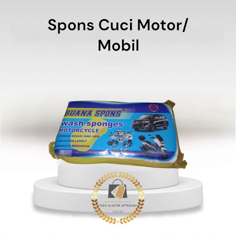 Spons Cuci Mobil Motor