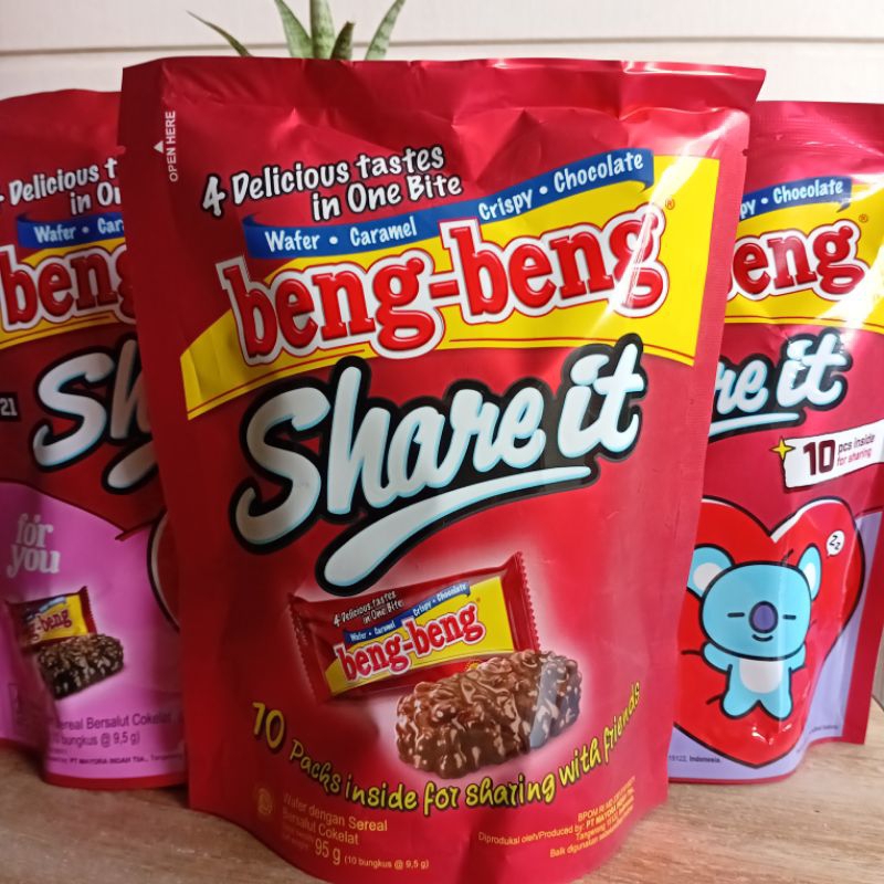 

Beng Beng wafer cokelat caramel isi 10 x 9,5 gr