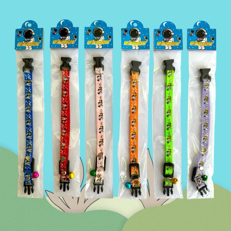 Kalung Kucing 1 Lonceng Motif Anjing & Kucing Grosir