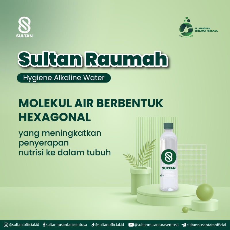 

Air Mineral Sultan pH 9+