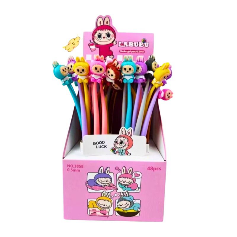 

Mainan anak PEN LABUBU /Pen Goyang Pen Lentur / pulpen gel labubu /gel pen labubu [EDUFUNTOYS]