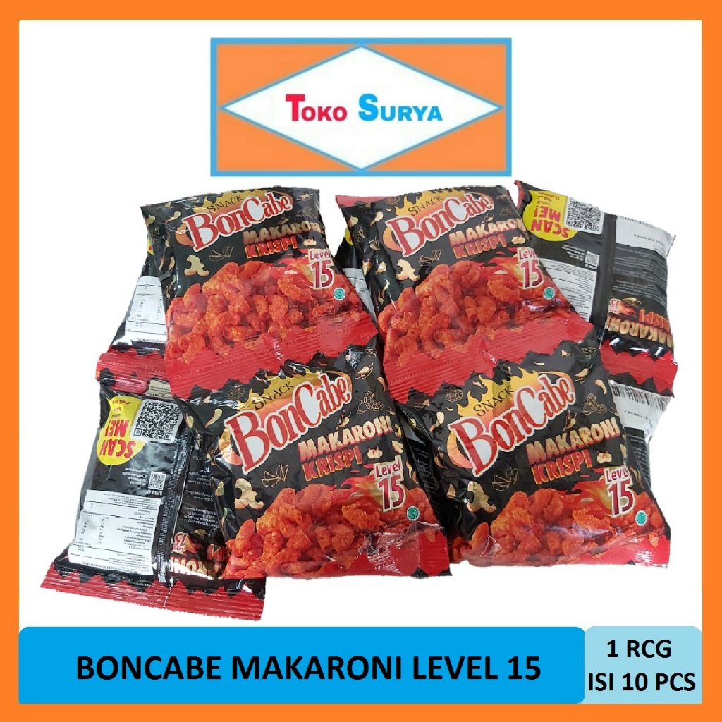 

Bon Cabe Makaroni Krispi Level 15 10 Pcs x 27 Gr