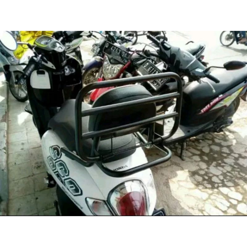 Backrack scoopy sandaran belakang scoopy 2012-2024 universal aksesoris scoopy