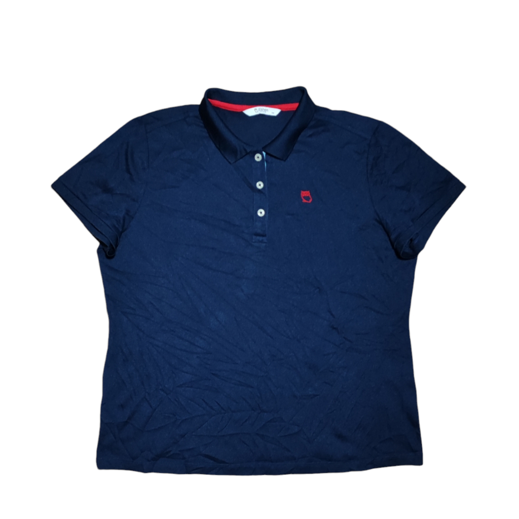 ZISHEN GOLF Kaos Polo Dry Wanita Biru Tua Size XL Preloved