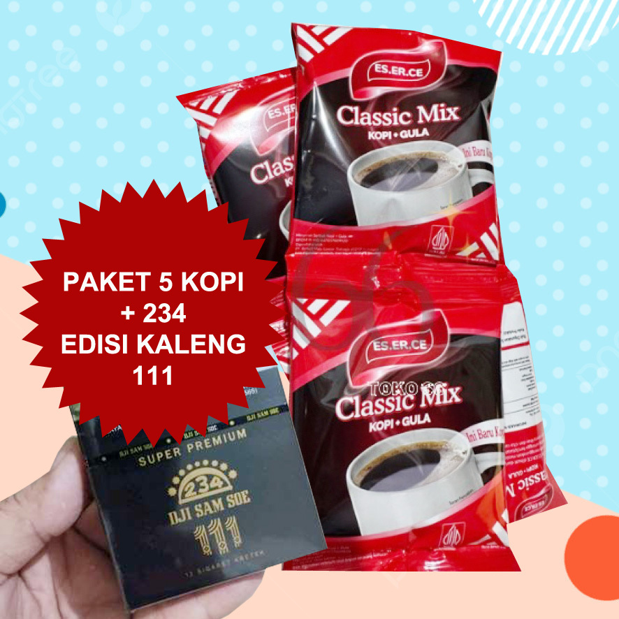 

5 KOPI ES.ER.CE 234 EDISI KALENG 111 TAHUN