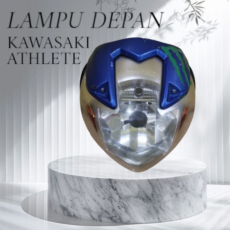 lampu depan kawasaki athlete