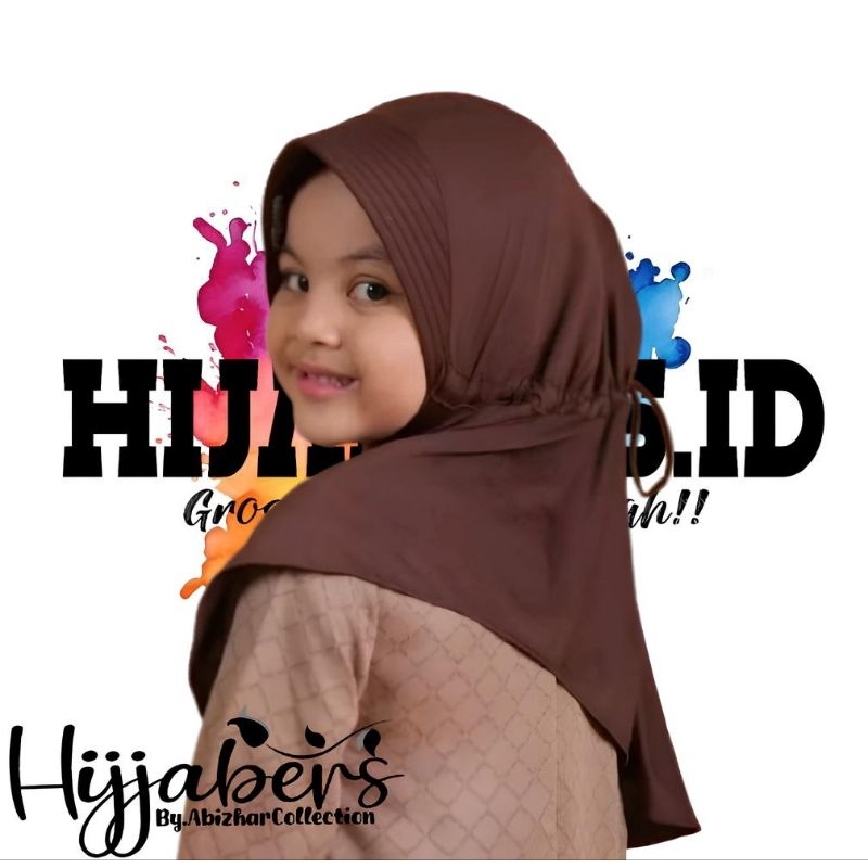 HIJAB SERUT ANAK TALI BELAKANG HIJAB ANAK SD HIJAB ANAK SEKOLAH