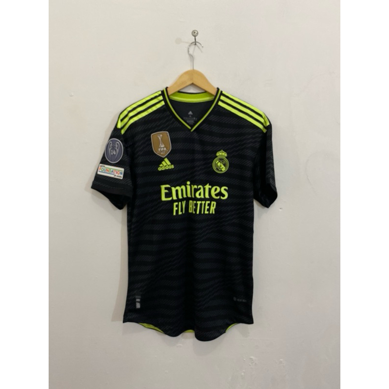 Jersey Retro Rare Real Madrid Away 2022 2023 Player Issue BENZEMA 9