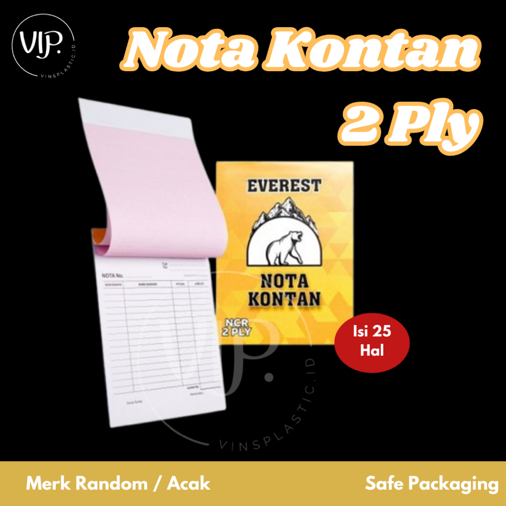 

NOTA KONTAN / SURAT JALAN 2PLY ISI 25 LEMBAR @ 2 RANGKAP