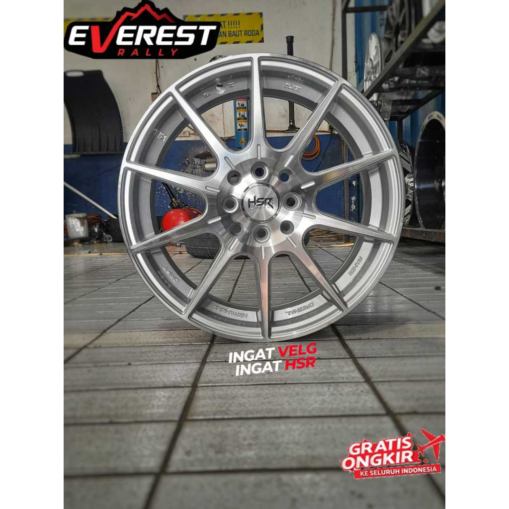 VELG RACING HSR RAI S2 RING 16 UNTUK MOBIL AVANZA, JAZZ, RIO, ETIOS