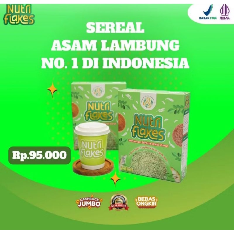 

NUTRIFLAKES SEREAL SOLUSI ATASI ASAM LAMBUNG DAN GERD
