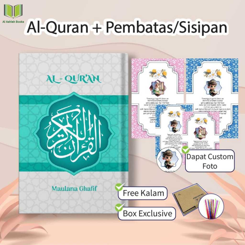 Al Qur'an Ukuran A6 A5 Ada Latin Per Kata Terjemahan Free Tulis Nama Di Cover / Alquran Hard Cover A