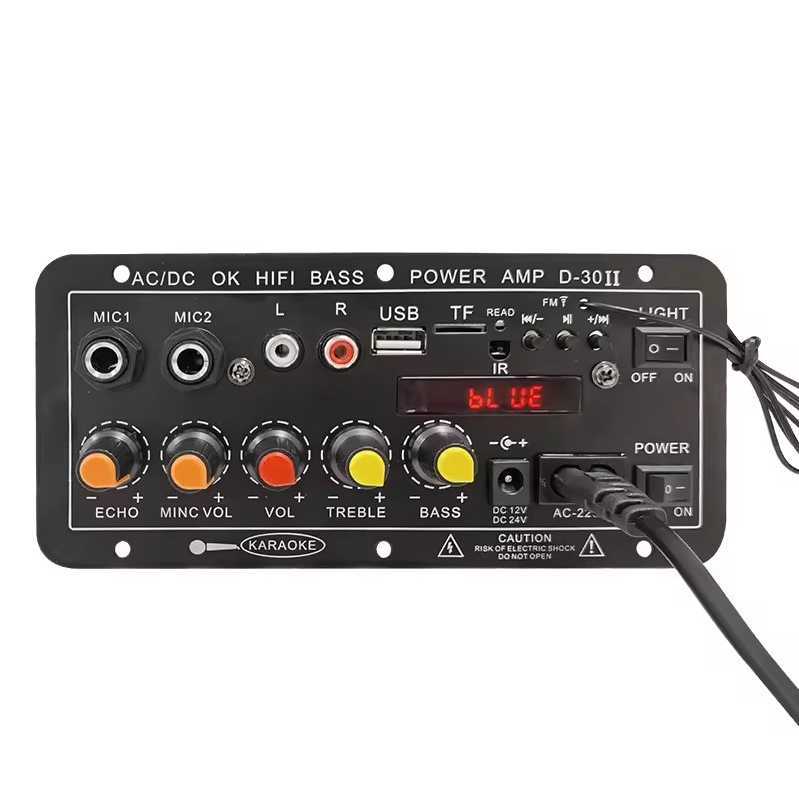 Amplifier Board Audio Bluetooth USB FM Subwoofer DIY