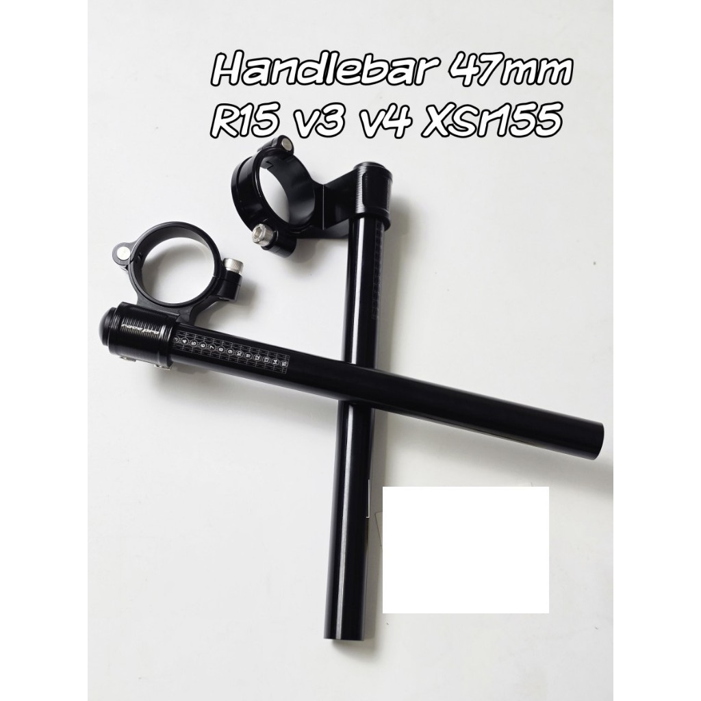 Stang jepit XSR 155 handlebar r15 v3 black series diameter 47mm racepro stang yamaha all new r15 v4 
