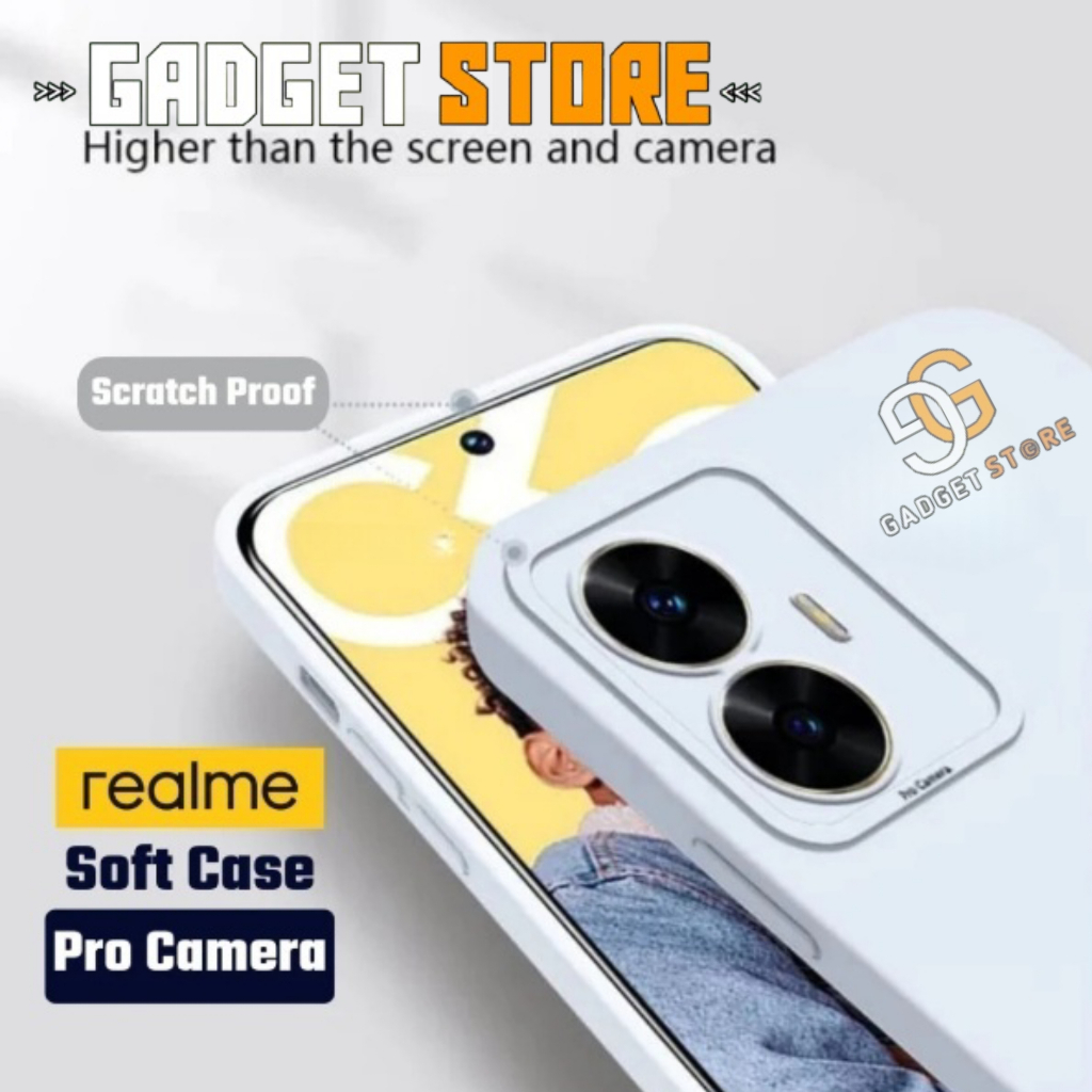 Soft Case Pro Camera Realme Narzo 50i / Realme Narzo 50a casing hp silikon polos pelindung hp